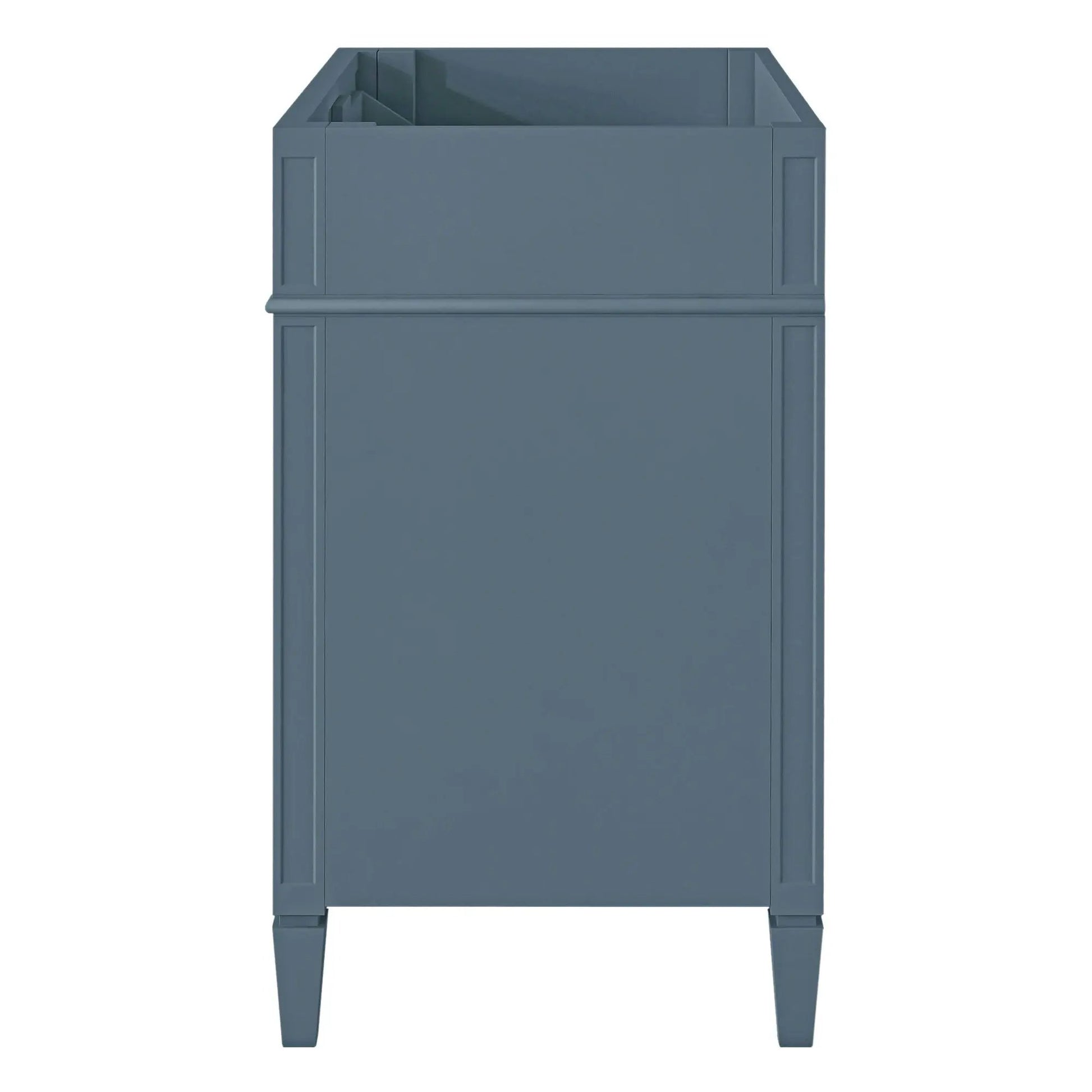 Bathroom vanity base with 2 drawers and tip-out drawer, blue-gray by Unique Piece Furniture on Tampa Home & Garden Store
