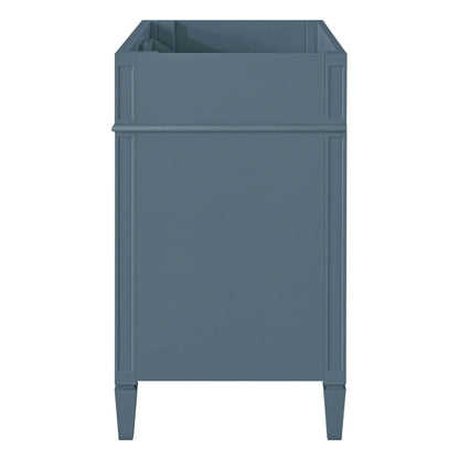 Bathroom vanity base with 2 drawers and tip-out drawer, blue-gray by Unique Piece Furniture on Tampa Home & Garden Store