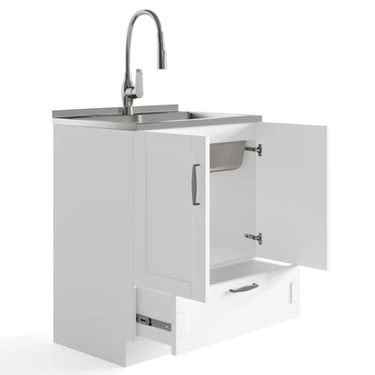 Reed Deluxe Laundry Cabinet with Pull-Out Faucet