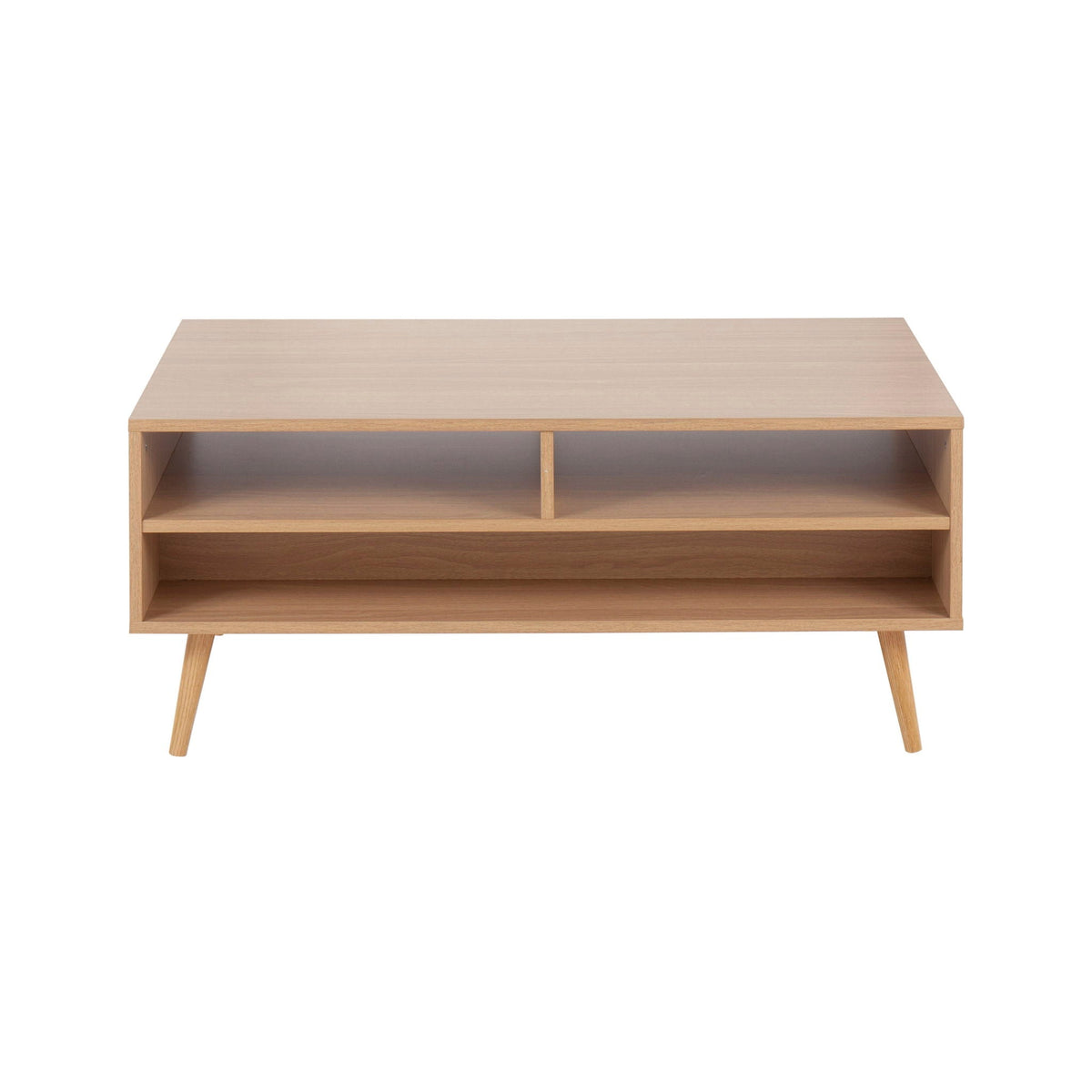 Contemporary coffee table with hidden storage drawers, natural wood finish HouseOfZazla on Tampa Home & Garden Store