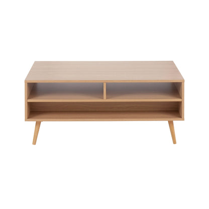 Contemporary coffee table with hidden storage drawers, natural wood finish HouseOfZazla on Tampa Home & Garden Store