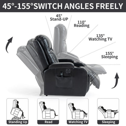 Infinite Position Power Lift Recliner for Elderly