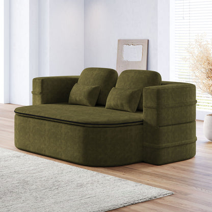 Foldable Sofa Bed with a Multi Functional Blanket