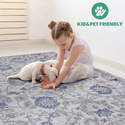 Marfi Oriental Area Rug in Neutral Palette