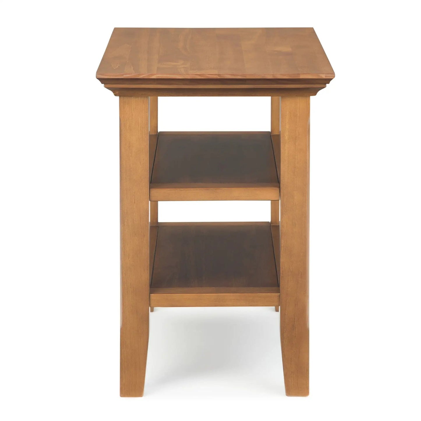 Acadian Narrow Side Table Handcrafted Solid Wood