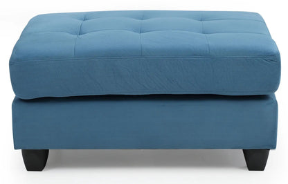 Chic Contemporary Storage Ottoman Tufted Cushion