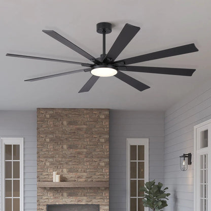 Large Ceiling Fan Dimmable LED Light and Remote