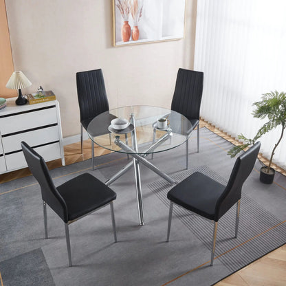 Minimalist Design Dining Chairs Set of 4