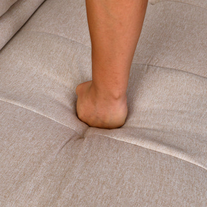 Compact Foldable Sofa Bed and Cup Holder