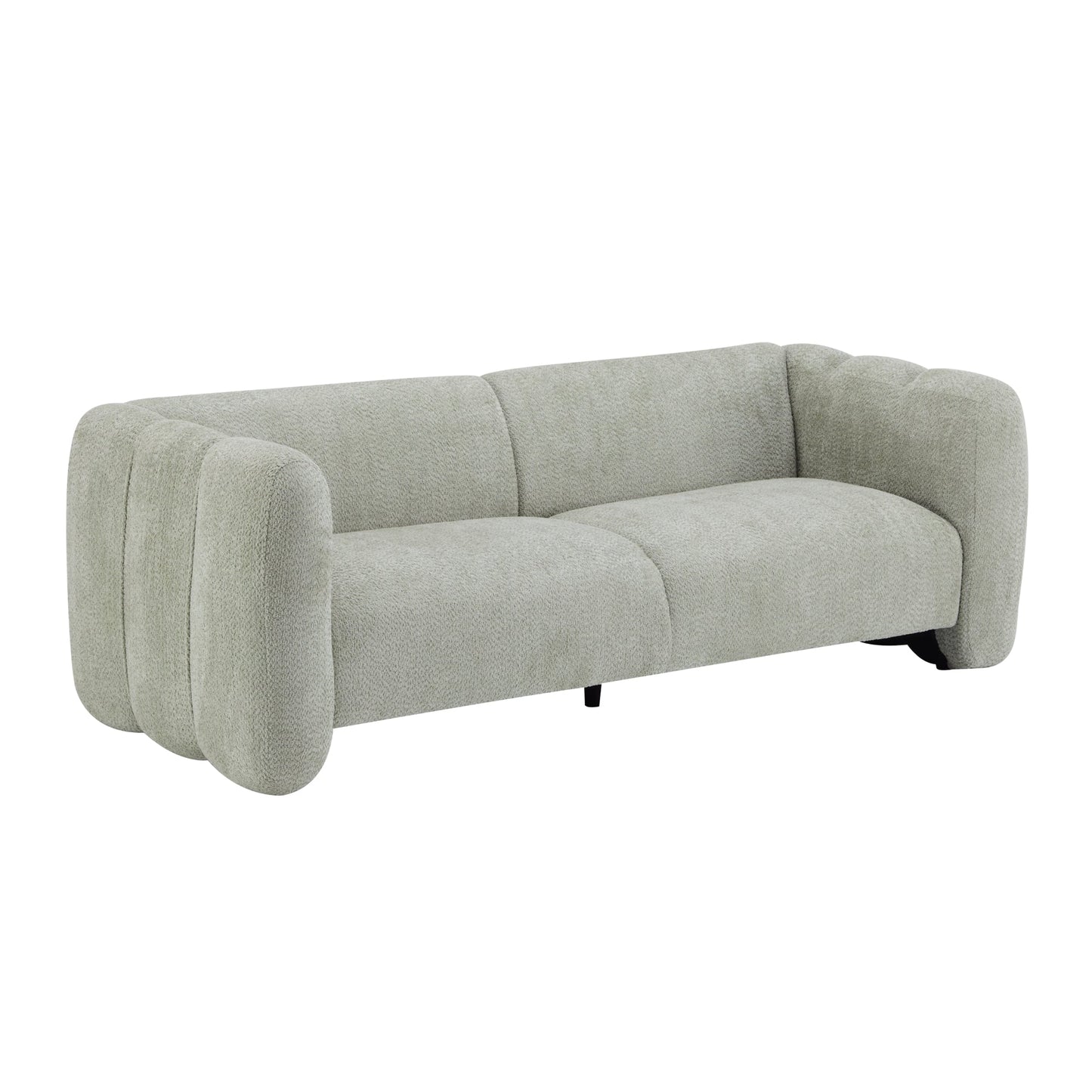 the Stylish Boucle Wave Design Modern Sofa