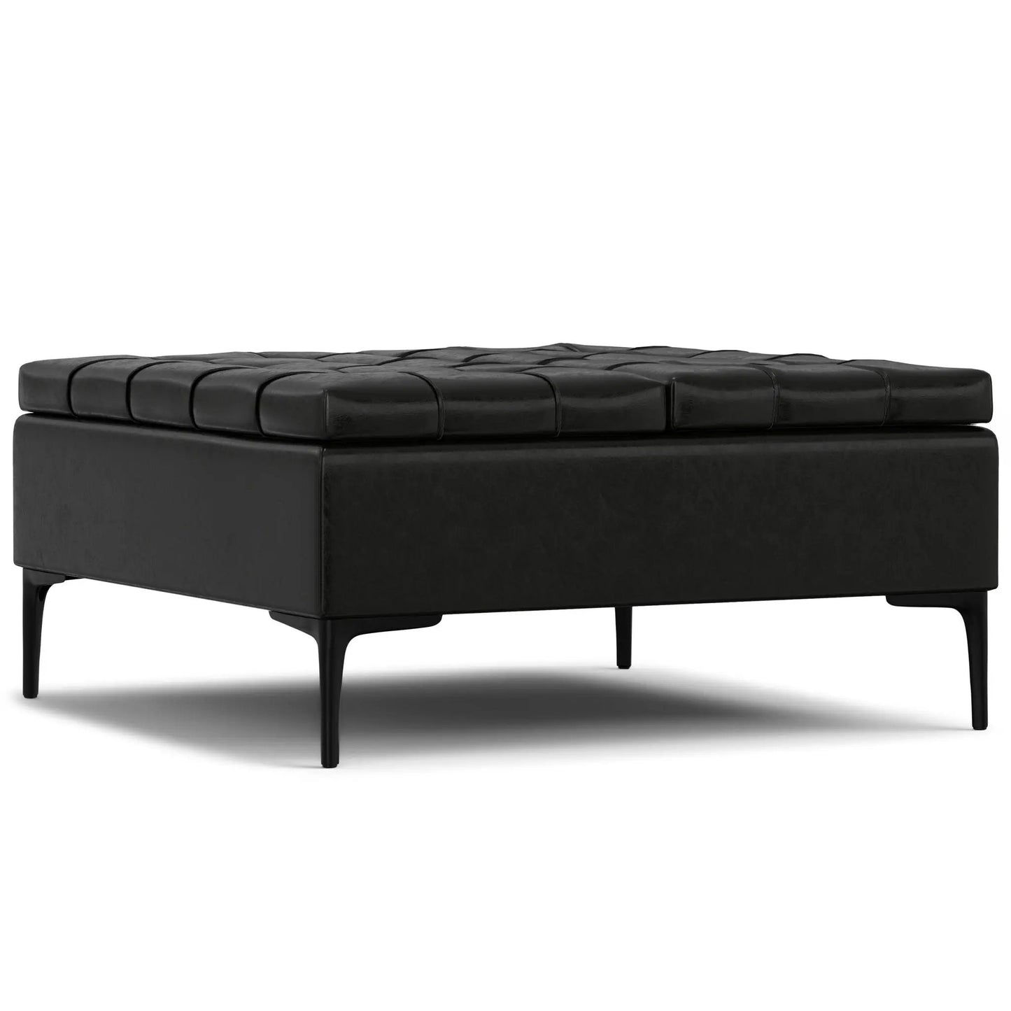 Laura Lift Top Solid Wood Storage Ottoman