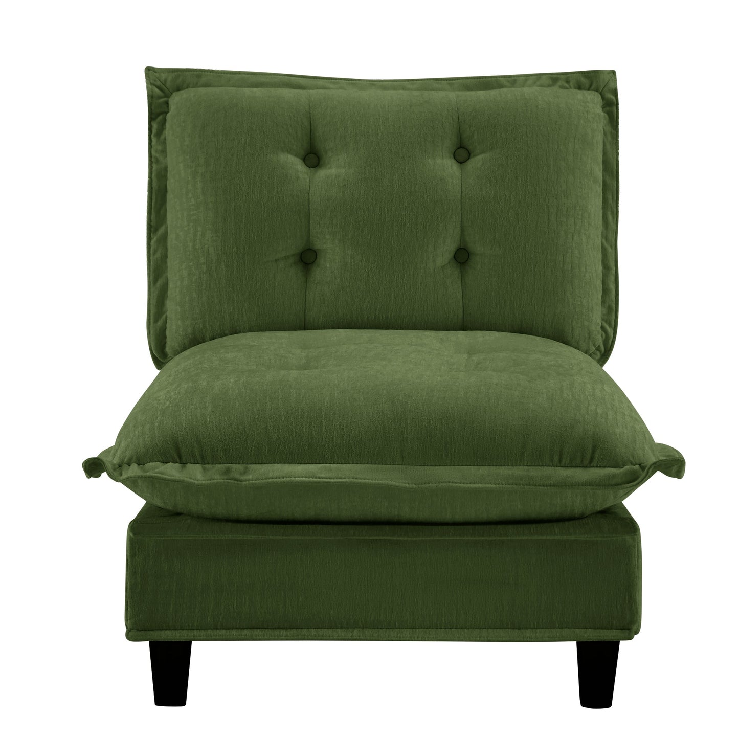 73 Inch Armless Sofa and Chenille Covers