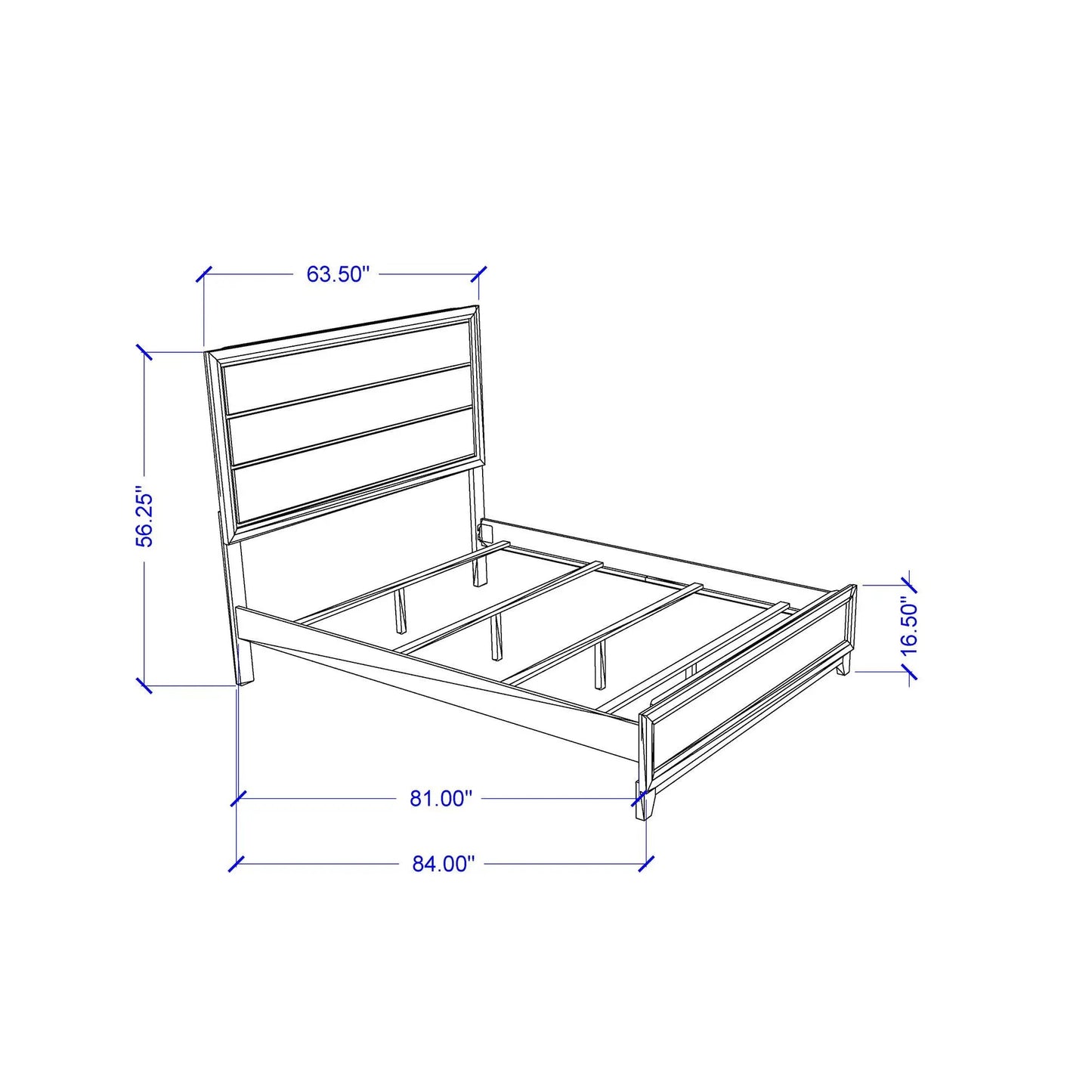 Mirage 5 Piece Bedroom Set In Durable Rubber Wood