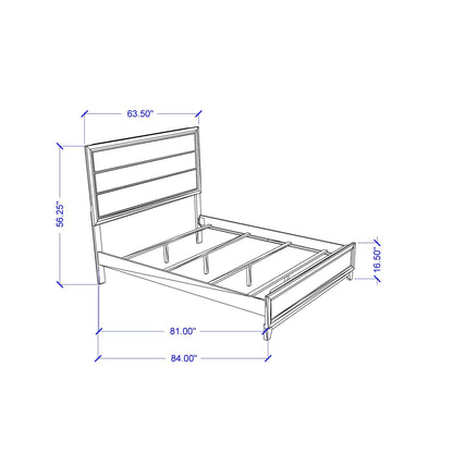 Mirage 5 Piece Bedroom Set In Durable Rubber Wood