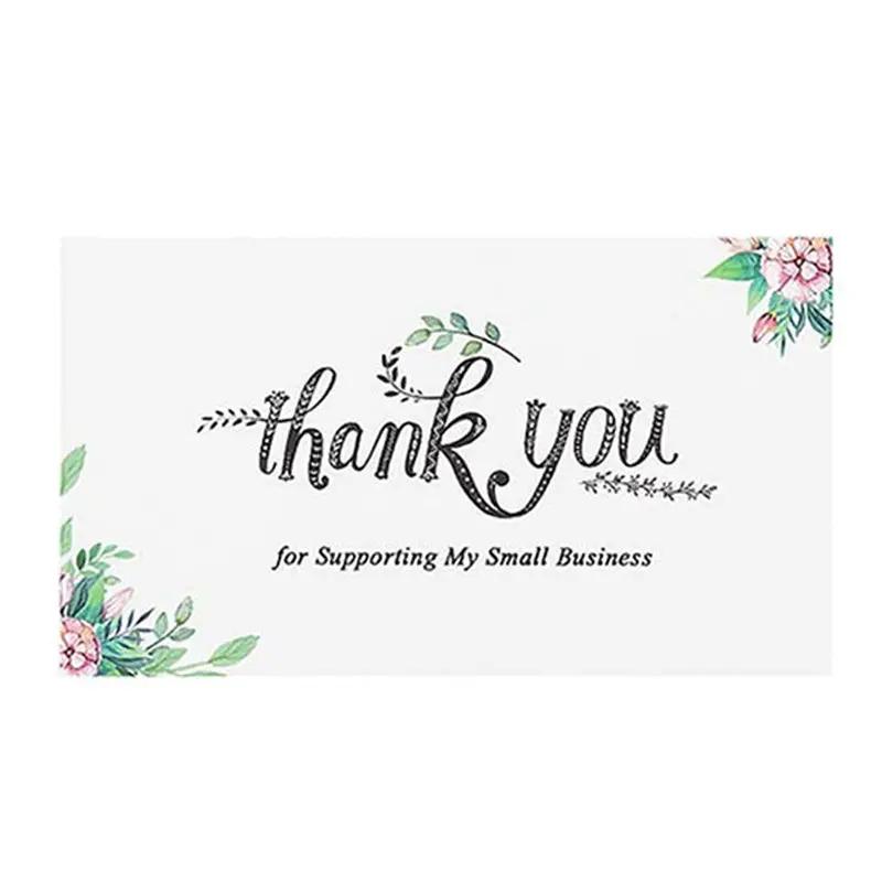 English Holiday Thank You Card for Do It Yourself