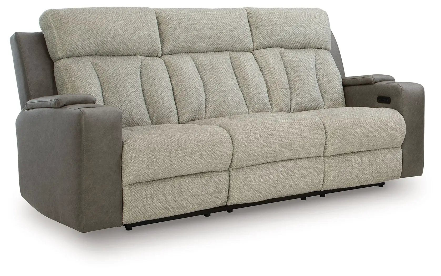 WhipLash power reclining sofa with adjustable headrest, sisal upholstery on Tampa Home & Garden Store