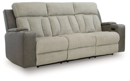 WhipLash power reclining sofa with adjustable headrest, sisal upholstery on Tampa Home & Garden Store