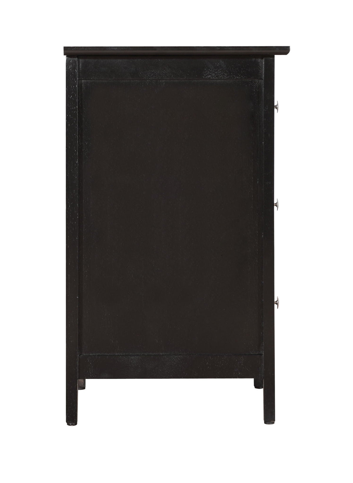 3 Drawer Nightstand with real wood veneers in black by HouseOfZazla, accent nightstand on Tampa Home & Garden Store