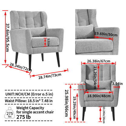 Modern Accent Chair For Living Room and Bedroom