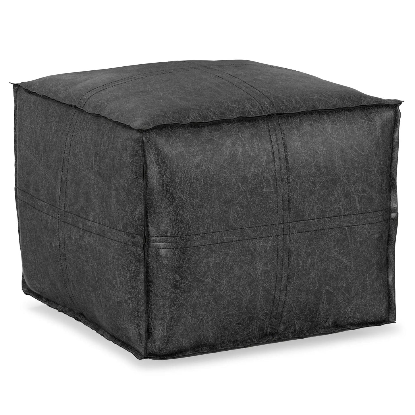 Brody Versatile Square Pouf for Living Rooms