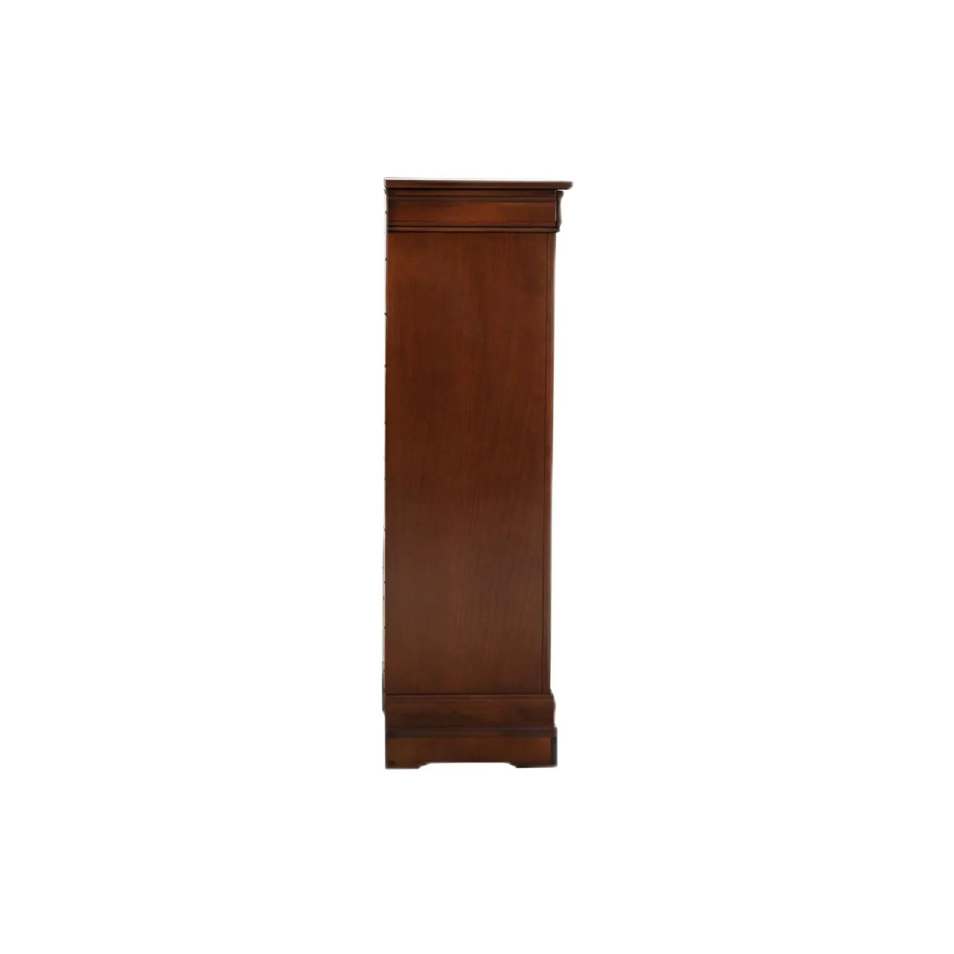 Traditional style lingerie chest in warm cherry wood finish on Tampa Home & Garden Store