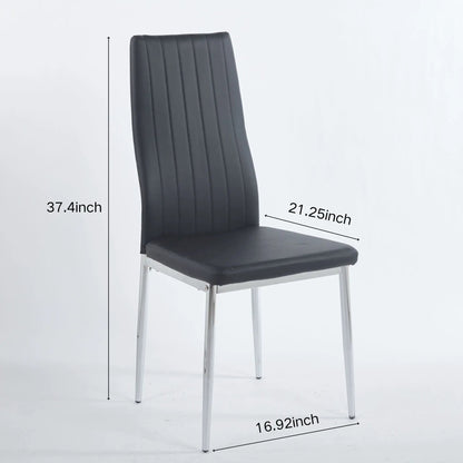 Minimalist Design Dining Chairs Set of 4