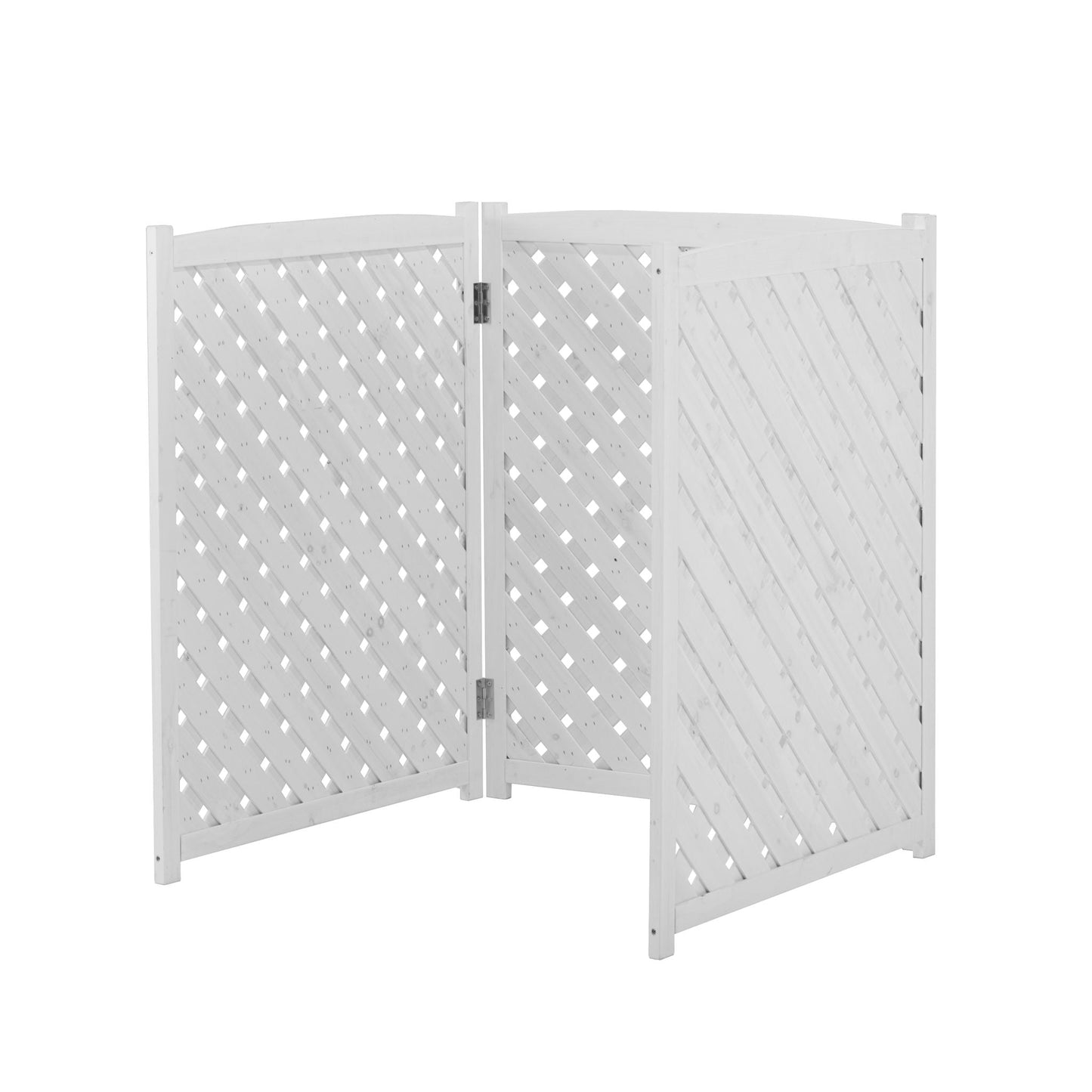 Outdoor 3 Panel Air Conditioner Screen For Patios