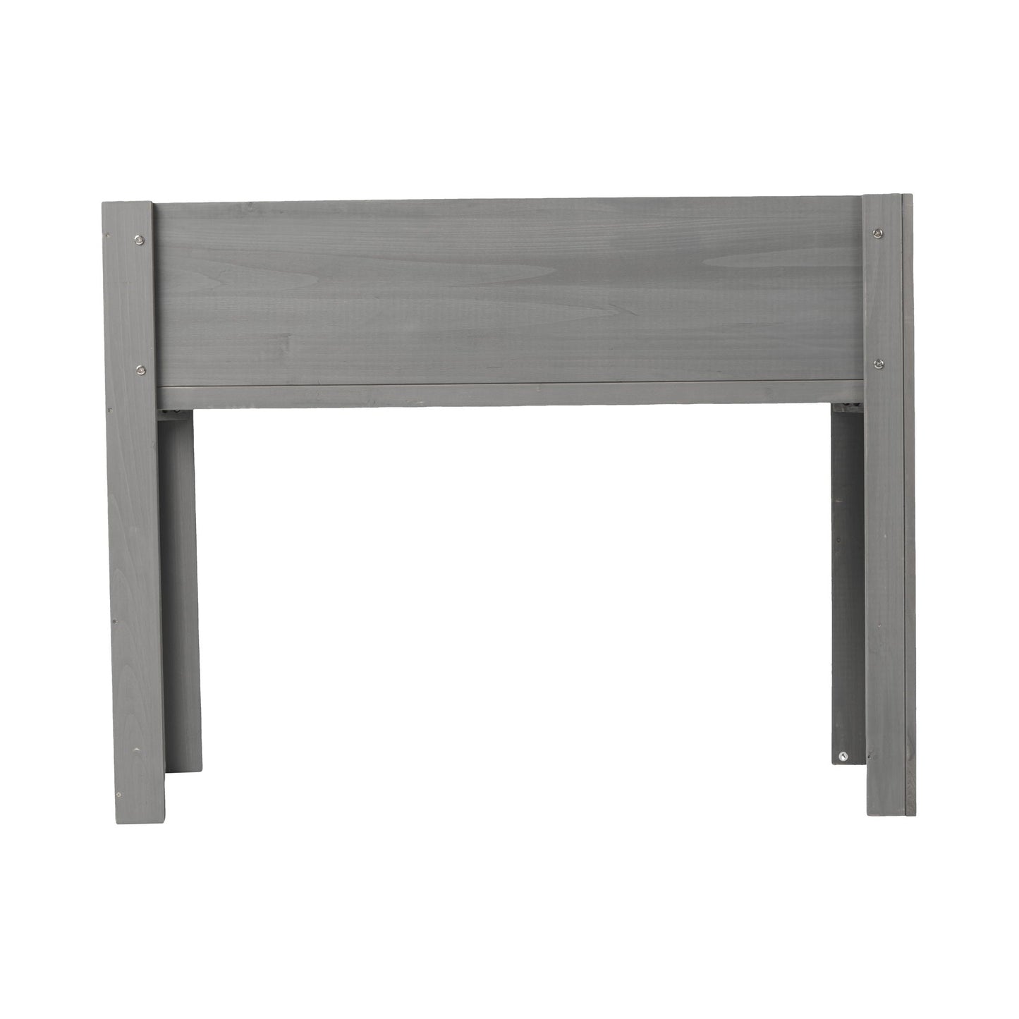 Raised garden bed with legs in gray wood by HouseOfZazla, elevated outdoor planter box on Tampa Home & Garden Store