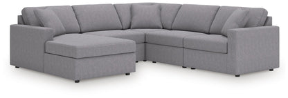 Modmax Sectional in Granite Performance Fabric