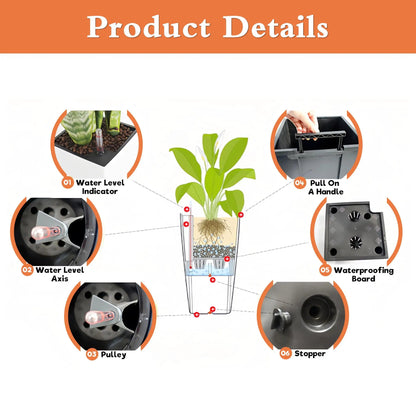 Indoor Outdoor Planter With Auto Watering