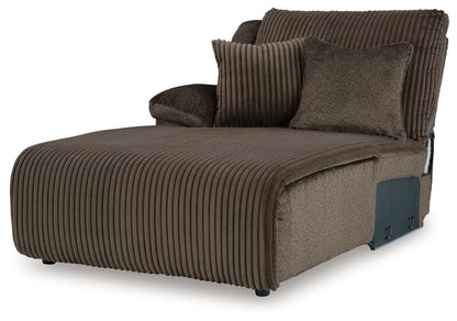 Top Tier Corduroy Reclining Sectional with Chaise