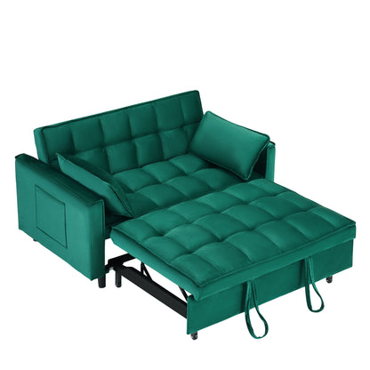 Large 3 In 1 Sofa Bed and Velvet Living Room