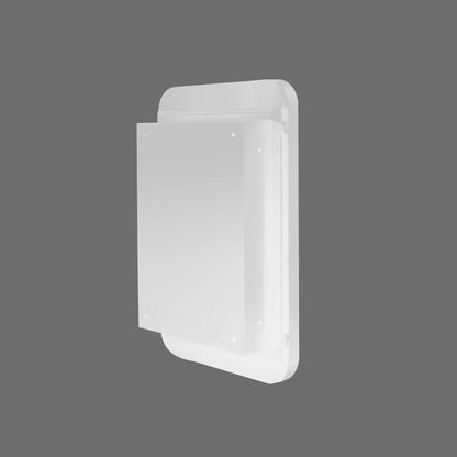 Recessed metal medicine cabinet with mirror, adjustable shelves Unique Piece Furniture on Tampa Home & Garden Store