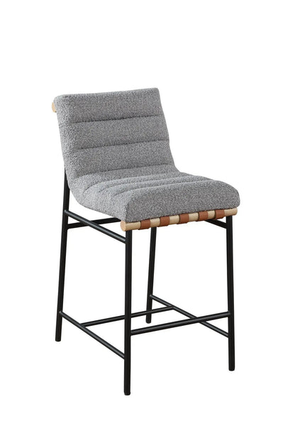 Lahni Boucle Fabric Counter Height Dining Chair