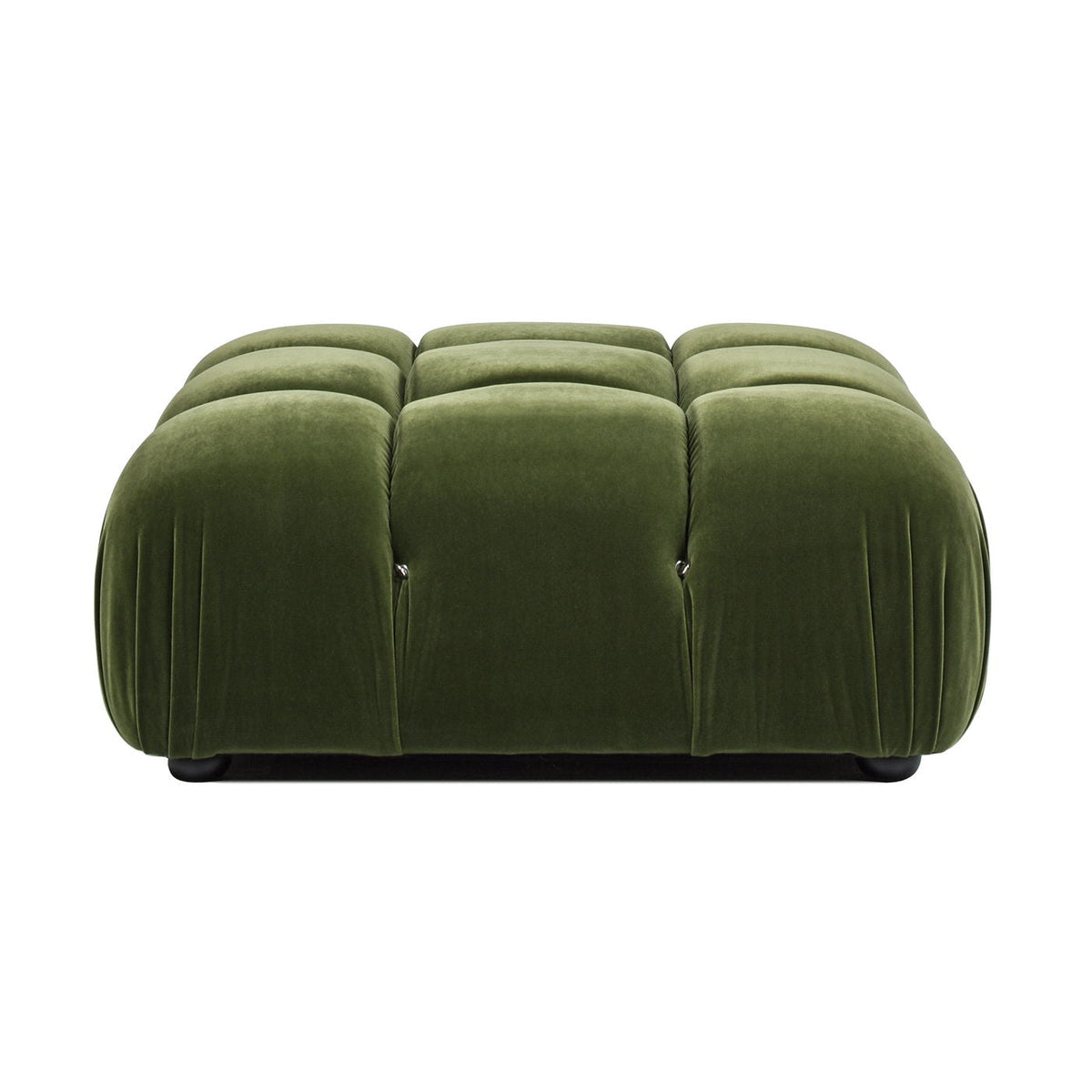 Bubble Modular Modern Cocktail Ottoman green velvet with high-density foam by HouseOfZazla on Tampa Home & Garden Store