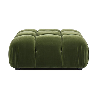 Bubble Modular Modern Cocktail Ottoman green velvet with high-density foam by HouseOfZazla on Tampa Home & Garden Store