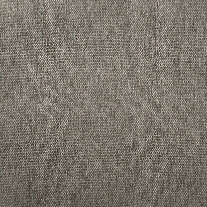 Efram panel bed upholstered in taupe brown textured fabric close-up on Tampa Home & Garden Store