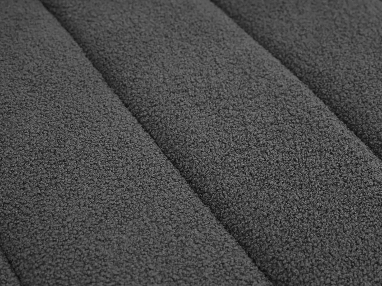 Jessica Lamb Wool Sectional Sofa fabric close-up in grey lambswool upholstery on Tampa Home & Garden Store