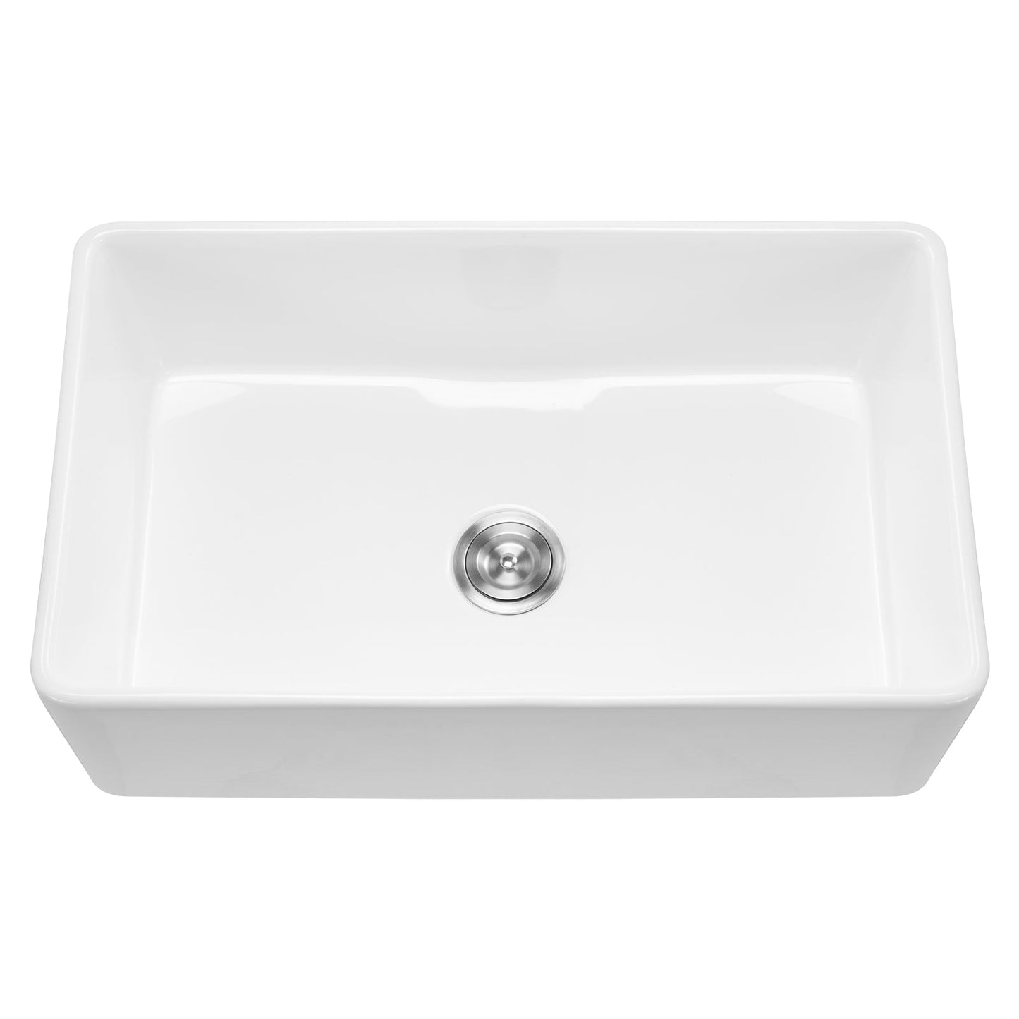 Single Bowl Undermount Kitchen Fireclay Sink