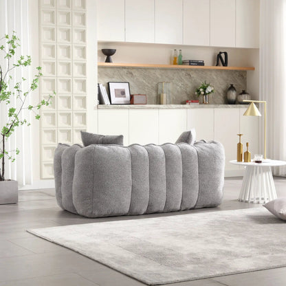 Cozy Beanbag Chair With Resilient Foam Core For 2