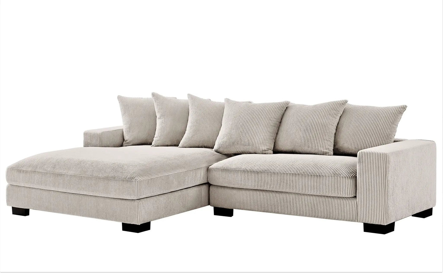 Luxe Oversized 2 Piece Sectional Sofa for Living