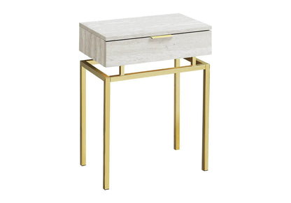 Spacious Table Top Accent Side Table Drawer