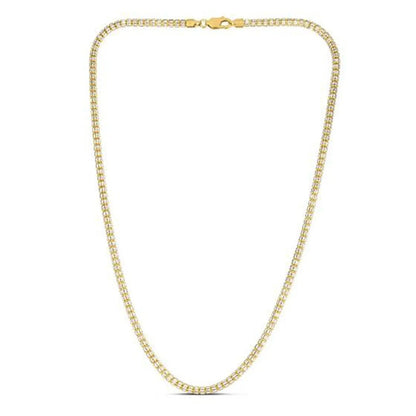 Ice Barrel Chain necklace in 14k yellow gold, 3.23 mm, by Bids.com on Tampa Home & Garden Store