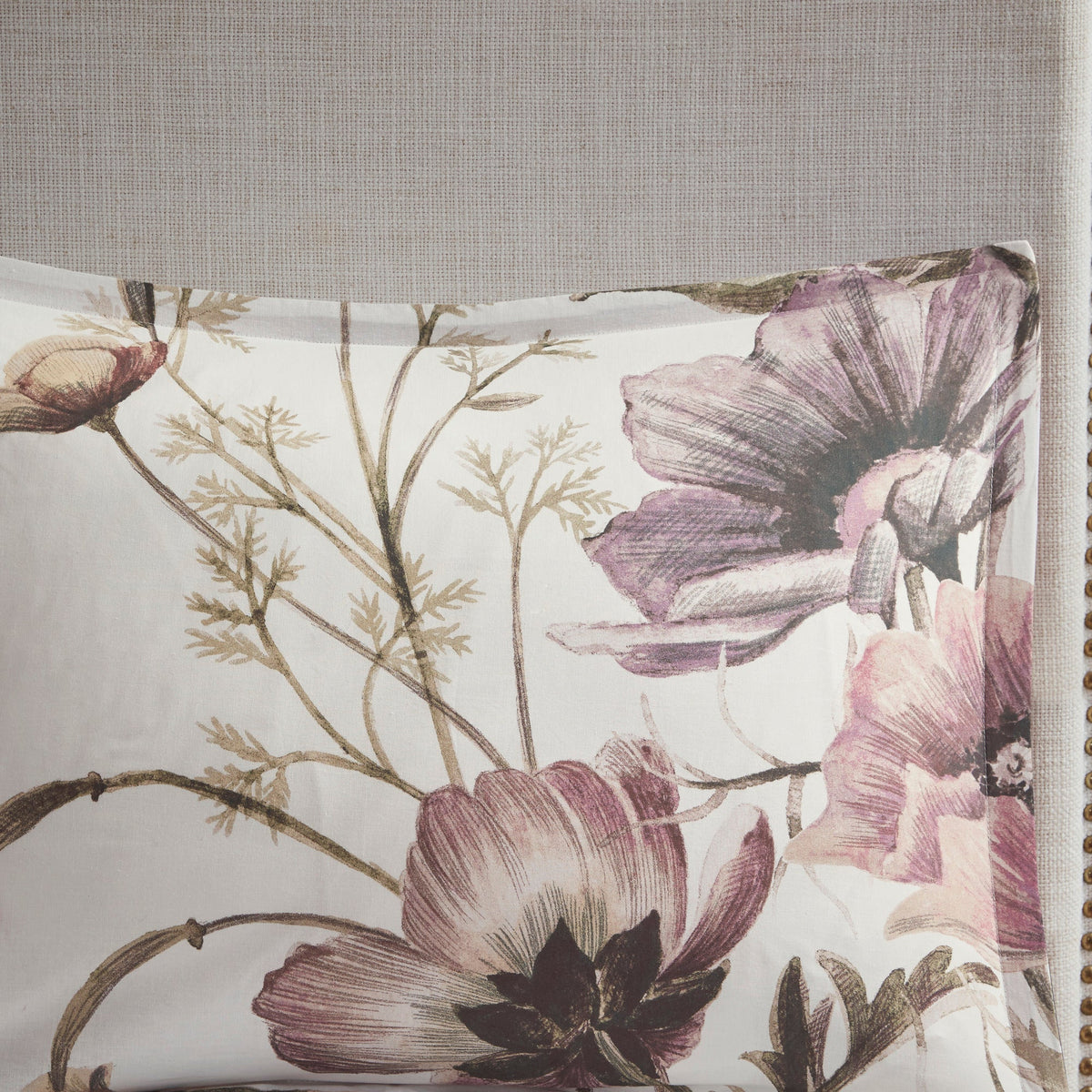 8 Piece Cotton Printed Comforter Set Blush King by HouseOfZazla floral bedding on Tampa Home & Garden Store