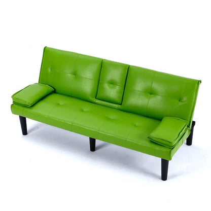 Compact Foldable Sofa Bed and Cup Holder