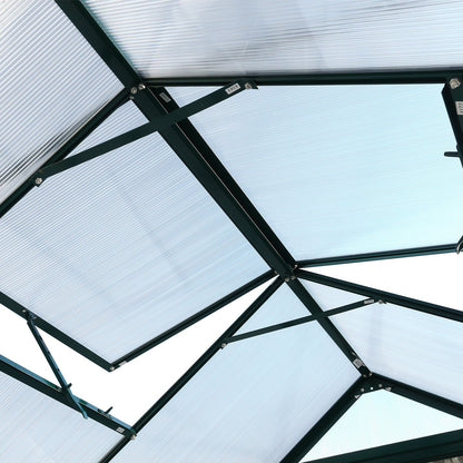 Heavy Duty Polycarbonate Greenhouse Kit and Door