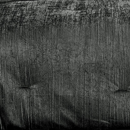 Turin and Charcoal Crinkle Velvet Seven Piece Set