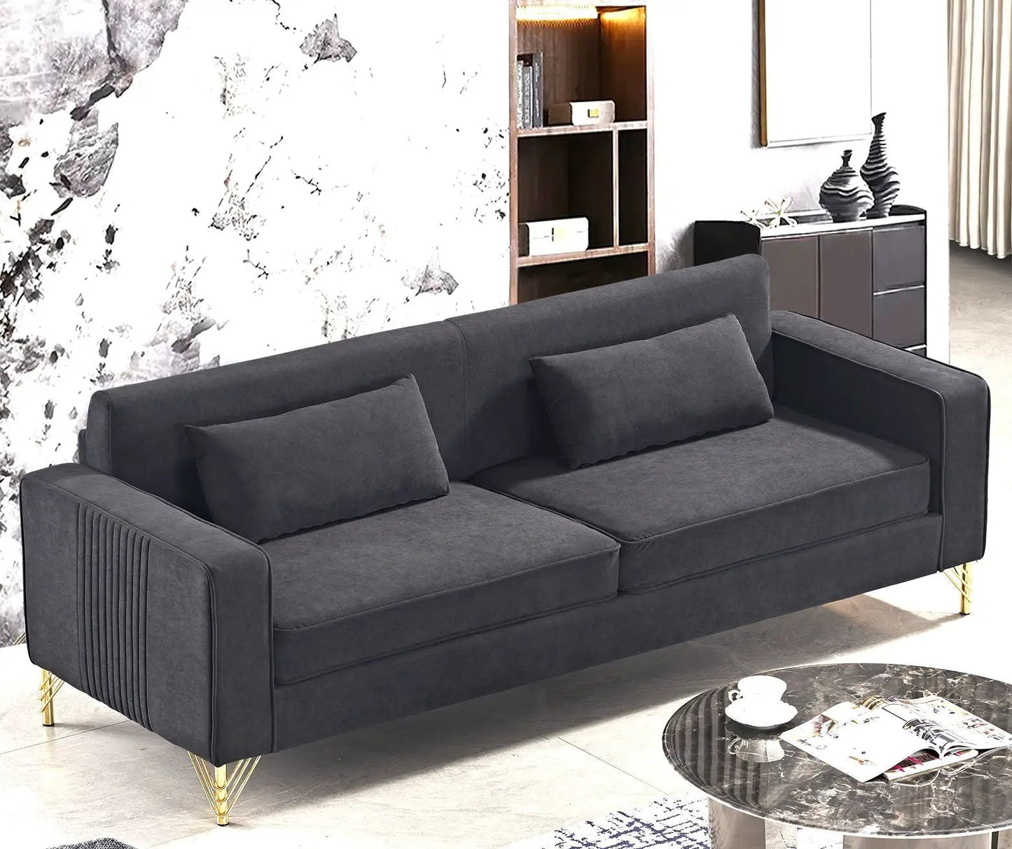 Aesthetic Three Seater Couch with Modern Appeal