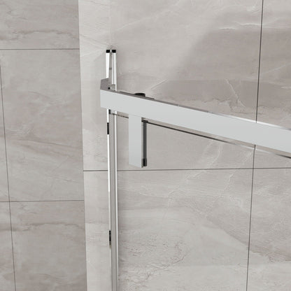 Frameless Neo Angle Shower Door and Acrylic Base
