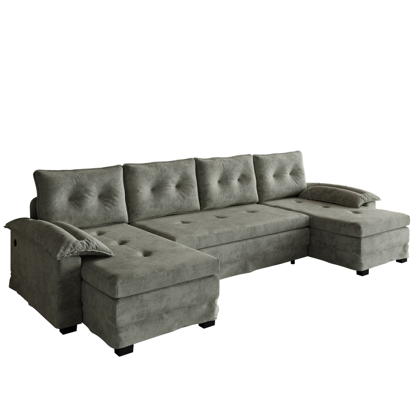 U Shaped Sleeper Sofa for a Cozy Living Room